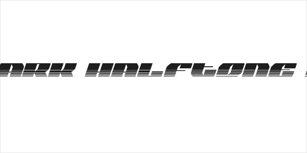 Joy Shark Halftone Italic Logo