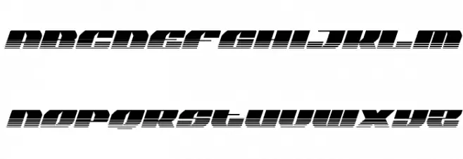 Joy Shark Halftone Italic 字体 小写