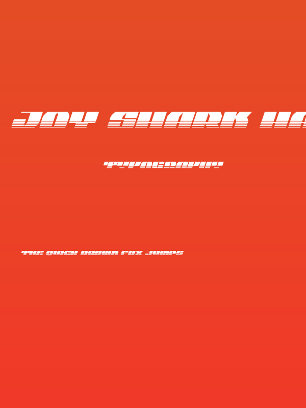 Joy Shark Halftone Semi-ConIta Poster