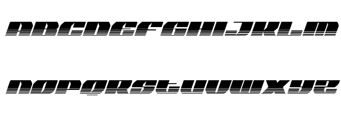 Joy Shark Halftone Semi-ConIta Font LOWERCASE
