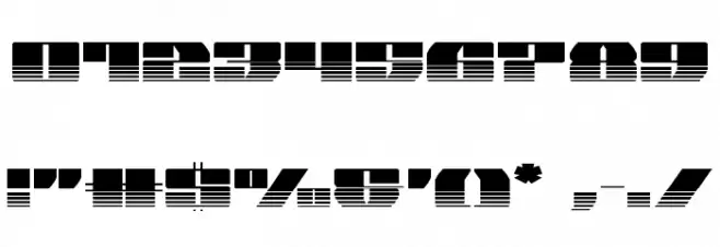 Joy Shark Halftone Semi-Condensed Font OTHER CHARS