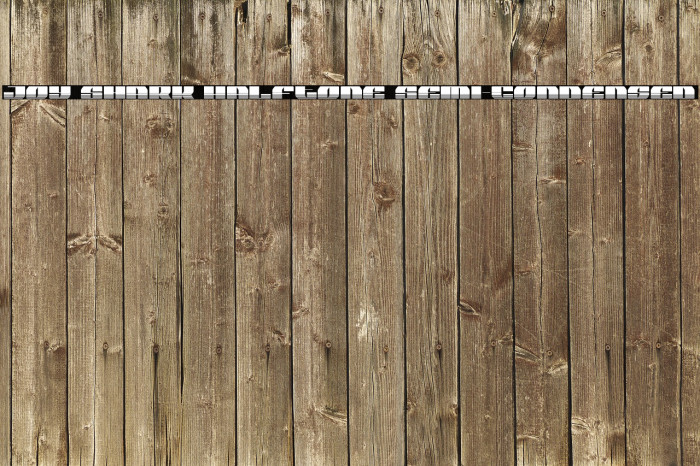 Joy Shark Halftone Semi-Condensed Example 1