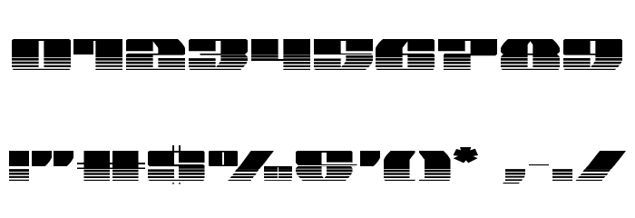 Joy Shark Halftone Font OTHER CHARS