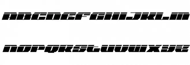 Joy Shark Laser Italic Caratteri MINUSCOLO