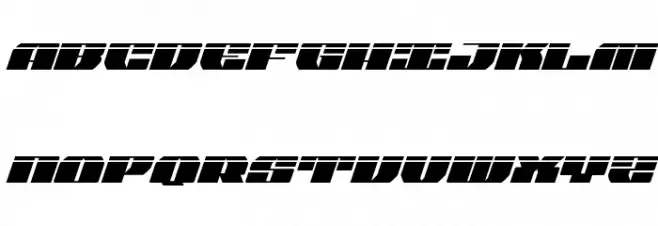 Joy Shark Laser Semi-Condensed Italic Schriftart Groß