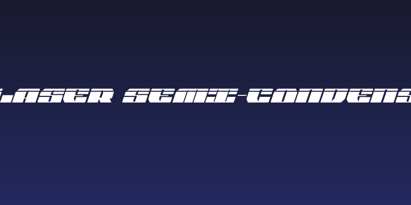 Joy Shark Laser Semi-Condensed Italic Social Header