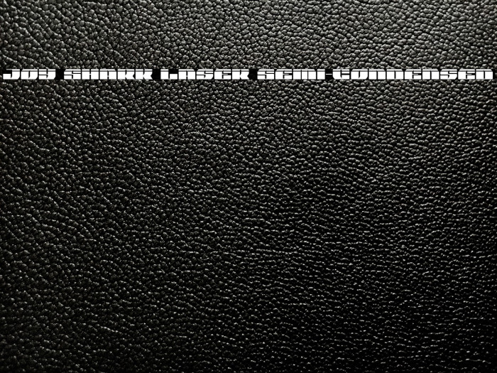 Joy Shark Laser Semi-Condensed Font examples