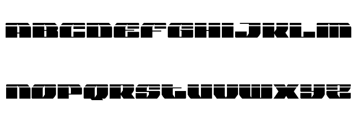 Joy Shark Laser Semi-Condensed Font LOWERCASE