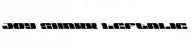 Joy Shark Leftalic  Descarca Fonturi Gratis