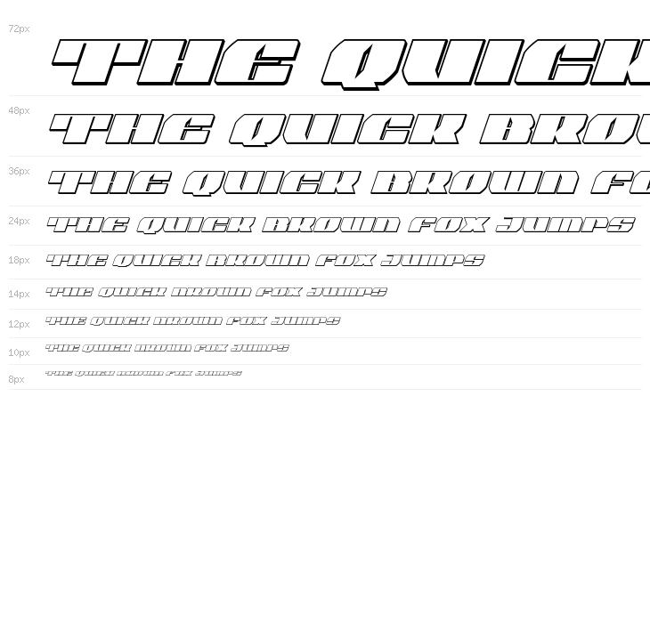 Joy Shark Outline Semi-ConItal Waterfall