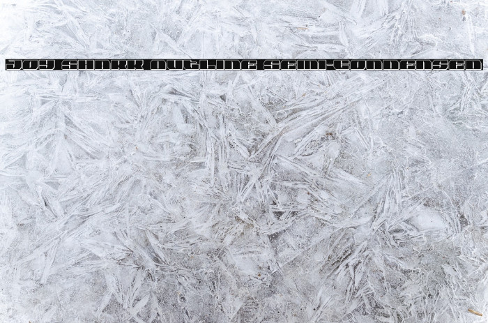 Joy Shark Outline Semi-Condensed Example 1