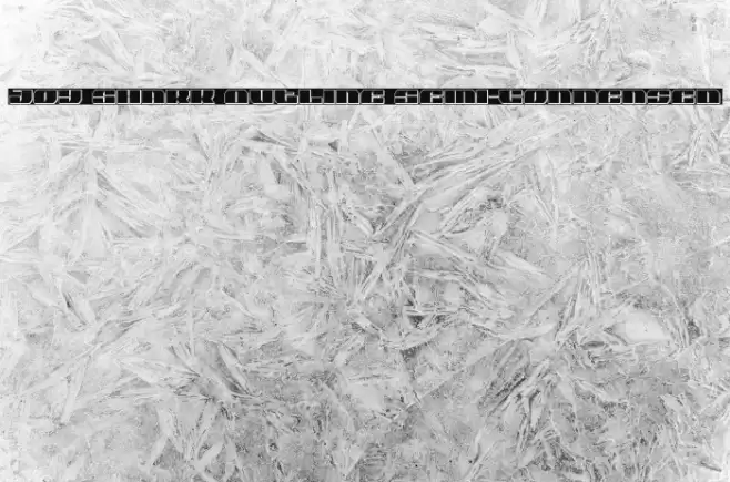 Joy Shark Outline Semi-Condensed Font examples