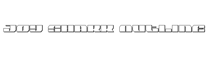 Joy Shark Outline  baixar fontes gratis