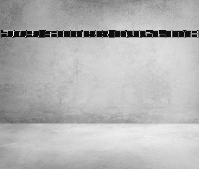 Joy Shark Outline Example 1