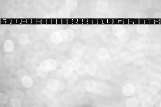 Joy Shark Outline Font examples