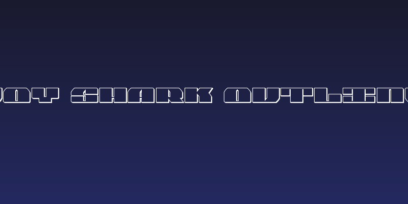 Joy Shark Outline Social Header