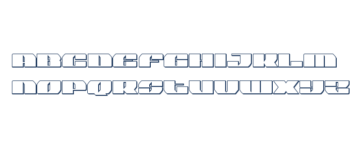 Joy Shark Outline Lowercase