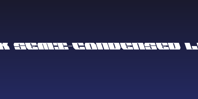 Joy Shark Semi-Condensed Leftalic Social Header