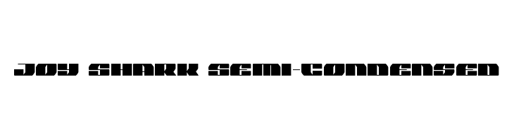 Joy Shark Semi-Condensed  Frei Schriftart Herunterladen