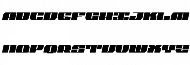Joy Shark Semi-CondensedSemi-Italic Fonte MAIÚSCULAS