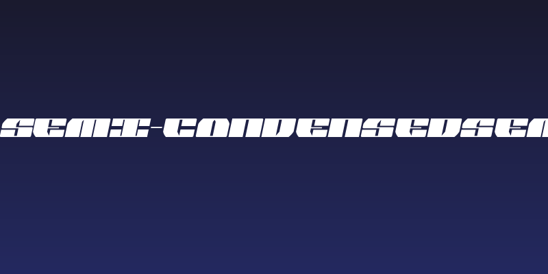 Joy Shark Semi-CondensedSemi-Italic Social Header