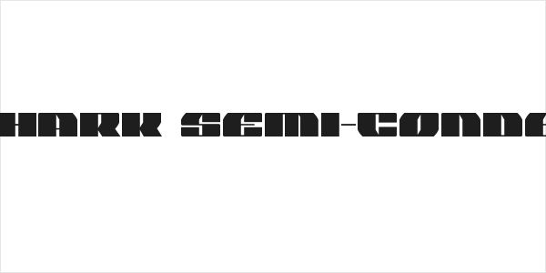 Joy Shark Semi-Condensed Logo