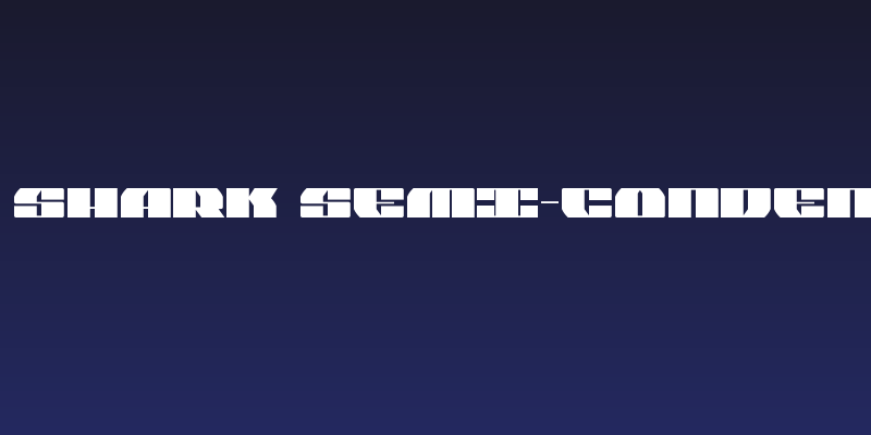 Joy Shark Semi-Condensed Social Header