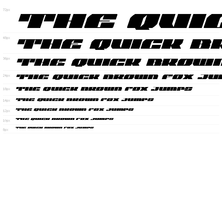 Joy Shark Semi-Expanded Italic Waterfall