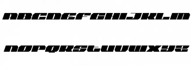 Joy Shark Semi-Expanded Italic Fonte MINÚSCULAS
