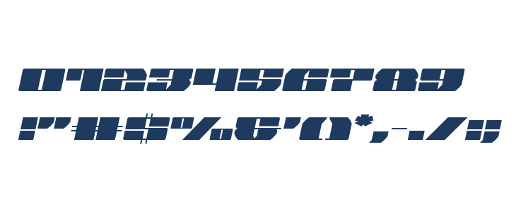 Joy Shark Semi-Italic Other Characters