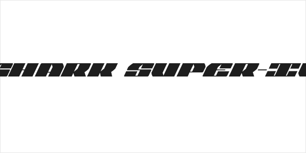 Joy Shark Super-Italic Logo
