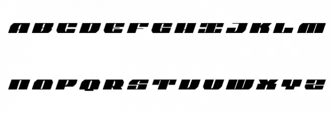 Joy Shark Title Italic Fonte MAIÚSCULAS