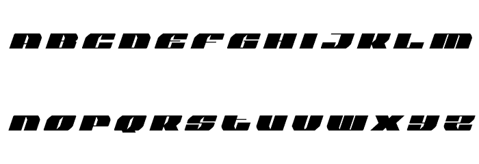 Joy Shark Title Italic Font LOWERCASE