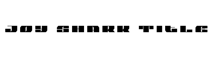 Joy Shark Title  font caratteri gratis