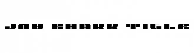 Joy Shark Title  免费字体下载