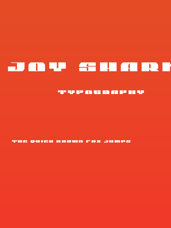 Joy Shark Title Poster