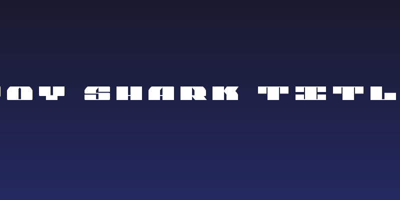 Joy Shark Title Social Header