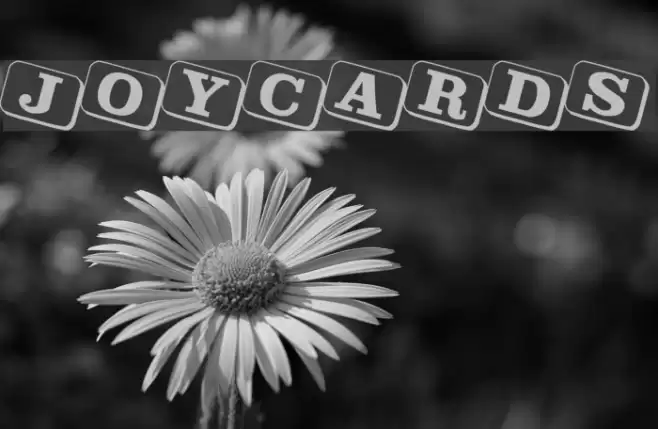 JoyCards Font examples