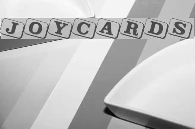 JoyCards Font examples