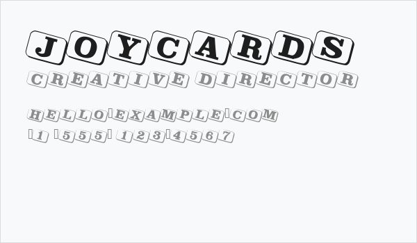 JoyCards Business Card