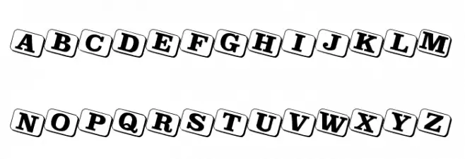 JoyCards Font Litere mici