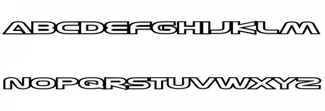 JoyCircuit-Regular خط أحرف كبيرة