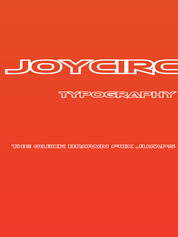 JoyCircuit-Regular Poster