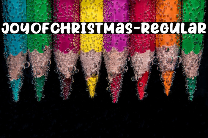 JoyOfChristmas-Regular Example 1