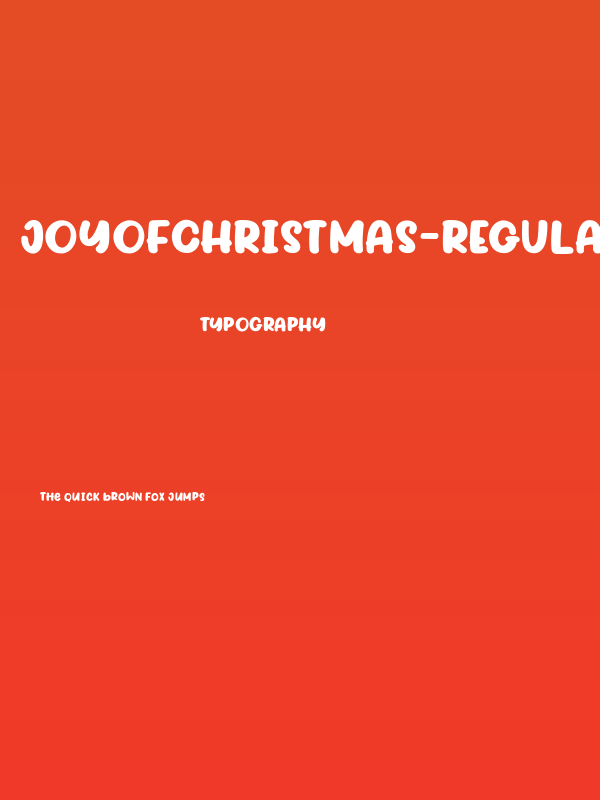 JoyOfChristmas-Regular Poster