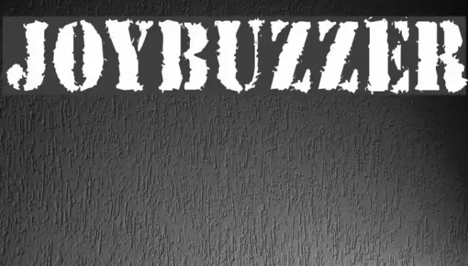 Joybuzzer Font examples