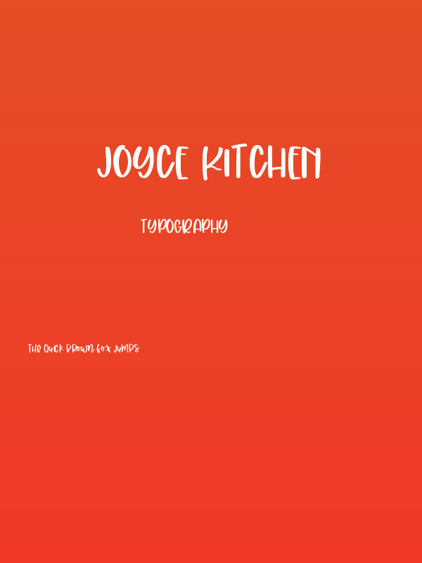 Joyce Kitchen Poster