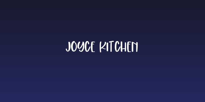 Joyce Kitchen Social Header