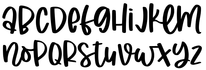Joyce Kitchen Font LOWERCASE