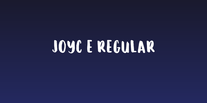 Joyce Regular Social Header